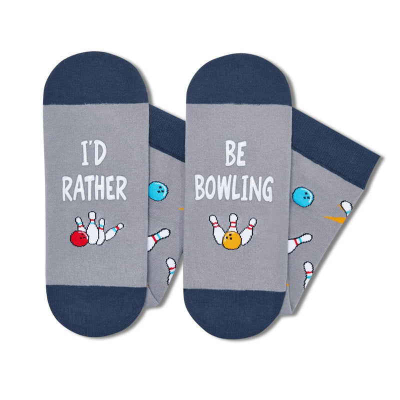 Zmart Funny Bowling Gifts For Men Women - Gifts For Bowlers Men Women, Bowling Socks Women Mens, Bowling Stocking Stuffers