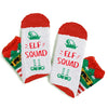 HAPPYPOP Christmas Gifts Stocking Socks for Kids - Secret Santa Elf Socks Xmas Cupcake Socks for Boys Girls 7-9 Years