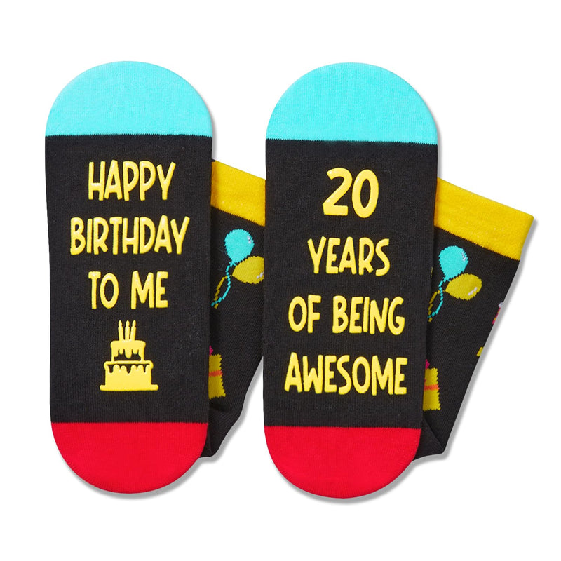 20th Birthday Gift Ideas Socks - Best Gifts for 20 Year Old Women Men Her Him, 20 Year Old Gifts for Female Male