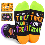 Pumpkin Socks Trick Or Treat Gifts - Halloween Socks Kids 7-9 Years Old, Crazy Fun Pumpkin Gifts