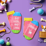 Funny Chihuahua Socks for Girls - Crazy Chihuahua Gifts Silly Fun Weird Gifts In Pink