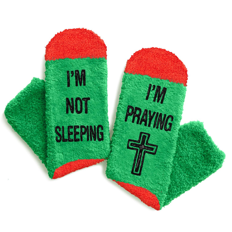 HAPPYPOP Christian Gifts Ideas Socks - Christian Easter Gifts Jesus Gifts, Serenity Prayer Gifts Faith, Christian Socks Religious Socks, Christmas Socks