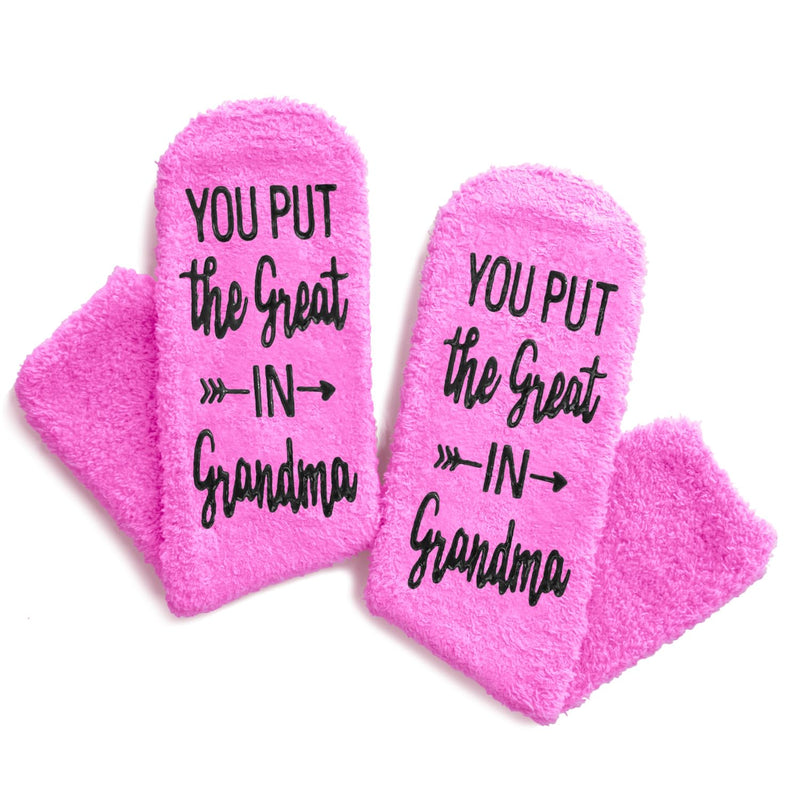 HAPPYPOP Gifts For Grandma Grandmother Nana - Grandma Birthday Gifts For Nana, Grandma Nana Gifts From Grandkids Grandchildren, Mothers Day Gifts Socks