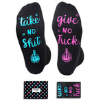 Funny Sarcastic Gift Ideas Socks - Women Men Novelty Crew Socks Novelty Cute