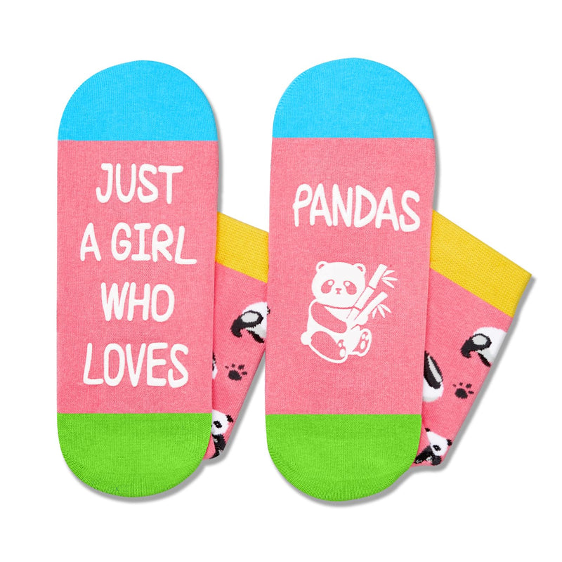 Panda Gifts for Panda Lovers - Funny Panda Socks for Women, Funny Panda Gifts for Teen Girls