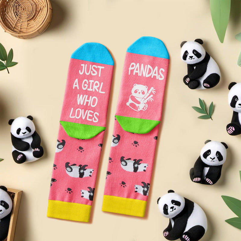 Panda Gifts for Panda Lovers - Funny Panda Socks for Women, Funny Panda Gifts for Teen Girls