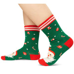 Christmas Stocking Socks for Boys Girls – Festive Santa Reindeer Snowman Penguin Gift Socks 10-12 Years