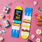 70th Birthday Gift Ideas Socks - Best Gifts for 70 Year Old Men Women, 70th Birthday Gifts for Him Her Elderly