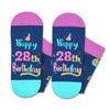 28th Birthday Gifts Ideas Socks - Gifts for 28 Year Old Woman Man, Best Gifts for 28 Year Old Male Female