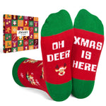 Christmas Gifts Stocking Socks for Little Kids - Holiday Socks Reindeer Socks for Kids, Christmas Gifts Santa Gifts Stocking Stuffers