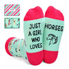 Zmart Cute Animal Socks for Girls - Chickens Gifts Horses Socks Dogs Gifts Cow Socks Kids