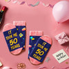 50th Birthday Gifts Ideas - Socks for 50 Year Olds, 50th Birthday Gifts for Him Her, Best Gifts for 50 Year Old Man Woman