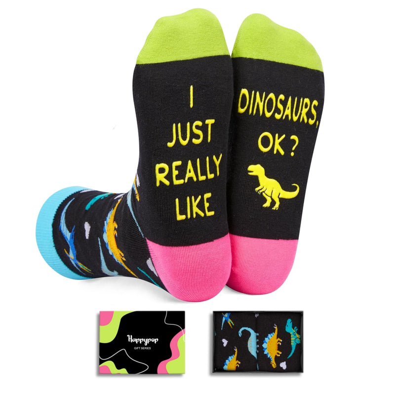 Unique Dinosaur Gifts For Adults Dinosaur Stuff Women, Funny Dinosaur Socks For Women Dino Socks