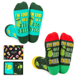 Pickle Gifts Pickle Socks Mens Women - Pun Punny Gag Gifts, 2 Pack