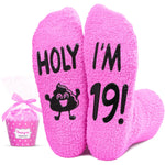 19th Birthday Gift Ideas for Girls - Socks Birthday Gifts for 19 Year Old Girl, 19th Birthday Gifts for Female