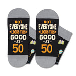 50th Birthday Gifts Ideas for Men Women - Socks for 50 Year Old Middle Aged Man Woman, Best Gifts for 50 Year Olds, 50 Year Old Birthday Gifts for Him Her