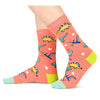 Funny Dinosaur Gifts ldeas for Women - Adults Dino Gifts Girls Dinosaur Stuff, Novelty Dinosaur Socks women Dino Socks Mom