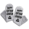 HAPPYPOP Grandson Birthday Gifts From Grandmother Grandfather - 21st 18th Birthday Grandson Gifts, Happy Birthday Socks