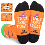 Halloween Socks Spooky Gifts For Boys Girls - Halloween Gifts for Kids 7-9 Years Old Witch Pumpkin Gifts