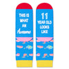 11 Eleven Year Old Gifts, Birthday Presents Socks for 11 Year Old Tween Boys Girls, Gift Ideas for 11 Year Old Preteen Boy Girl