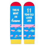 11 Eleven Year Old Gifts, Birthday Presents Socks for 11 Year Old Tween Boys Girls, Gift Ideas for 11 Year Old Preteen Boy Girl