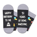 51st Birthday Gift Ideas for Men Women - Socks for 51 Year Old Middle Aged Man Woman, Best Gifts for 51 Year Old Him Her Male Female