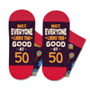 50th Birthday Gifts Ideas for Women Men - Socks for 50 Year Old Middle Aged Woman Man, Best Gifts for 50 Year Olds, 50 Year Old Birthday Gifts for Her Him