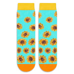 HAPPYPOP Sunflower Gifts for Girls Kids - Sunflower Socks, Sunshine Socks, Funny Plant Gifts, Garden Socks for Teen Girls 10-12 Years