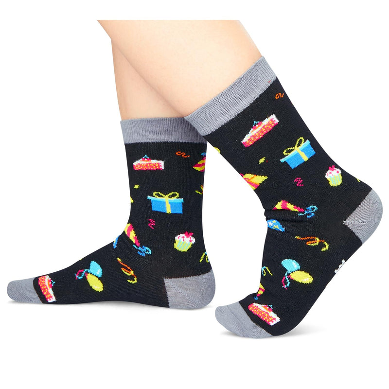 10 Year Old Birthday Gifts for Boys - Socks for Tween Boys Girls Age 10, Presents for 10 Year Olds, 10 Year Old Boy Gift Ideas, Black