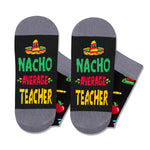 Teacher Appreciation Gifts Ideas - Funny Teacher Socks for Male Female Teachers, Christmas Valentines Day Gifts for Teachers