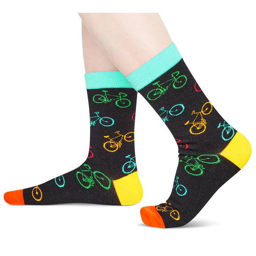 Funny Cyclist Gifts for Men Women - Gifts for Bicycle Enthusiasts, Mountain Biking Gifts, Bike Rider Gifts, Bicycle Socks, Mountain Bike Socks