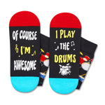 Drum Gifts for Men Women - Drummer Socks Drumming Gifts, Drumline Gifts Percussion Music Gifts