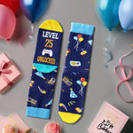 25th Birthday Gifts Socks Ideas - Socks for 25 Year Olds Women Men, Best Gifts for 25 Year Olds, 25th Birthday Socks