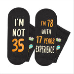 35th Years Old Birthday Gifts for Men - Socks for 35 Year Old Man Woman, 35th Birthday Gifts, Gift Ideas for 35 Year Olds