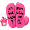 7th Birthday Gifts for Girls - Socks for Kids Age 7, Presents for 7 Year Old Girls, Gift Ideas for Seven Year Old Girls