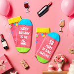 58th Birthday Gifts Ideas for Women - Socks for 58 Year Olds, 58th Birthday Gifts for Her Him, Best Gifts for 58 Year Old Woman Man