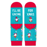 Christmas Gifts Stocking Socks for 2-3 Years Old Boys Girls - Secret Santa Socks Gnome Christmas Socks for Kids