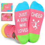 HAPPYPOP Gifts For 10-12 Year Old Girl - Softball Volleyball Gymnastics Ballet Gifts For Kids Girls, Kids Girls Soccer Socks