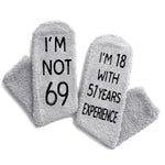 69th Birthday Gifts Ideas for Men - Socks for 69 Year Old Middle Aged Man, 69th Birthday Gifts for Him, 69 Year Old Gifts for Male