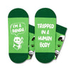 Funny Panda Gifts for Women Men Girls Boys, Fun Panda Socks Panda Bear Gifts Stocking Stuffers for Mom Dad