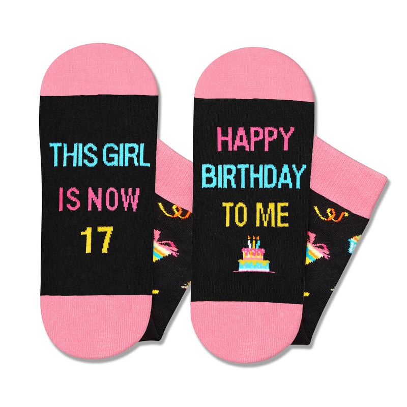 17th Birthday Gifts Socks Ideas - 17 Year Old Birthday Gifts for Teen Girls, Gifts for 17 Year Olds