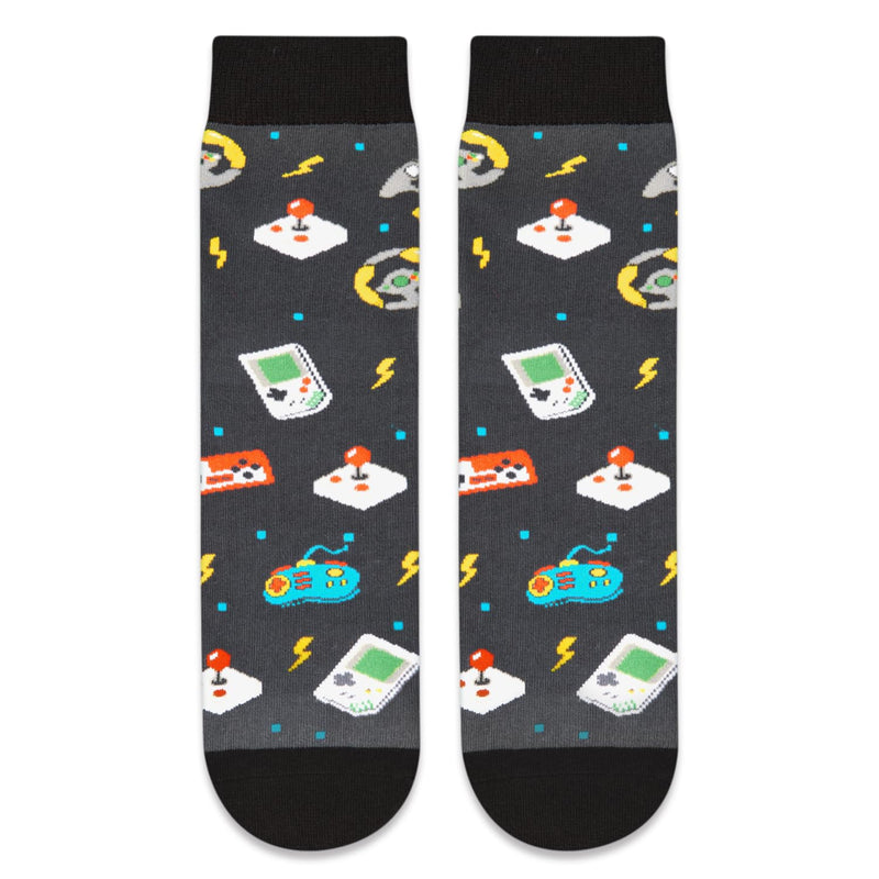 Gamer Gifts Teen Boys - Novelty Gamer Stocking Stuffers For Boys, Gaming Socks Video Game Socks For 13-18 Years Teens