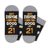 21st Birthday Gifts Socks Ideas - Socks for 21 Year Olds Women Men Female Male, Best Gifts for 21 Year Olds, 21st Birthday Socks