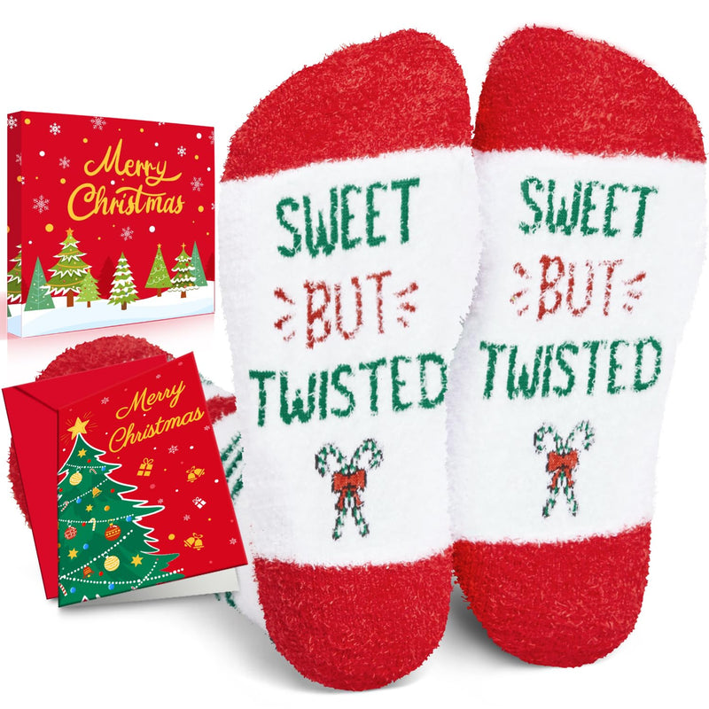 Christmas Gifts Candy Stocking Socks - Secret Santa Socks Kids Boys Girls, Xmas Stocking Stuffers for 13-18 Years Old Teens