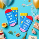 43rd Birthday Gift Ideas Socks - 43 Year Old Birthday Gifts for Old Aged Men Women, 43rd Birthday Gifts for Him Her