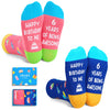 6th Birthday Gifts Ideas Socks - Gifts for Six Year Old Girls Boys, Gifts for Girls Boys Age 6, Presents for 6 Year Olds 2 Pack