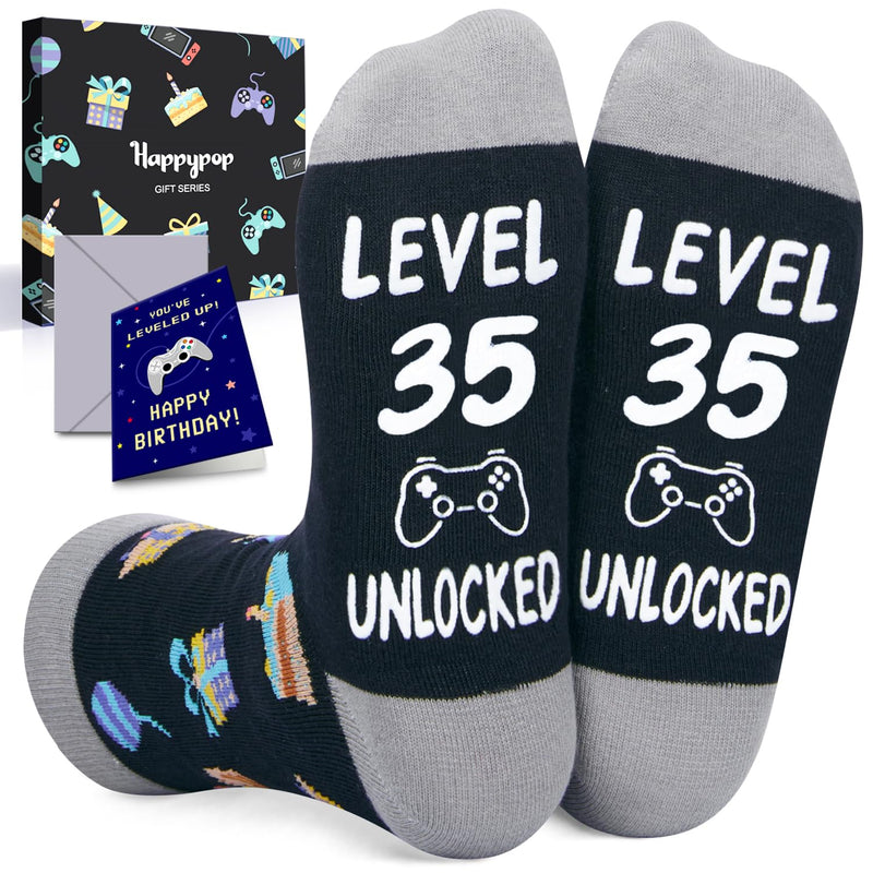 35th Birthday Gifts Ideas for Men - Socks for 35 Year Olds, Best Gifts for 35 Year Old Man Woman, 35th Birthday Socks