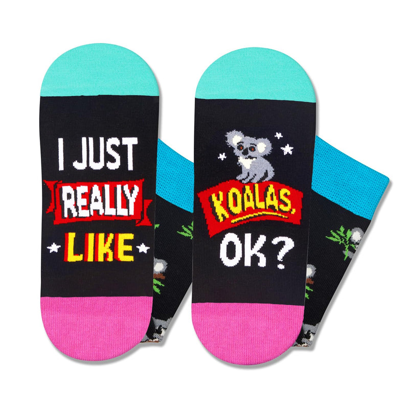 Funny Koala Gifts for Boys - Koala Socks for Girls, Funny Socks for Womem Men, Crazy Socks for Male Female