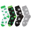 Funny Weed Gift for Men Women Teens - Marijuana Gift, Cannabis 420 Gifts for Stoners, Pot Leaf Gift, Weed Socks 4 Pack