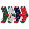 Christmas Gifts Stocking Socks For Girls Boys - Secret Santa Socks For Kids, Xmas Stocking 4 Pack